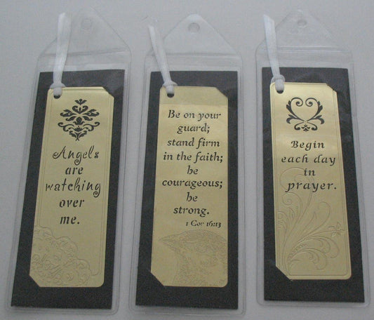 Large Brass Bookmarks