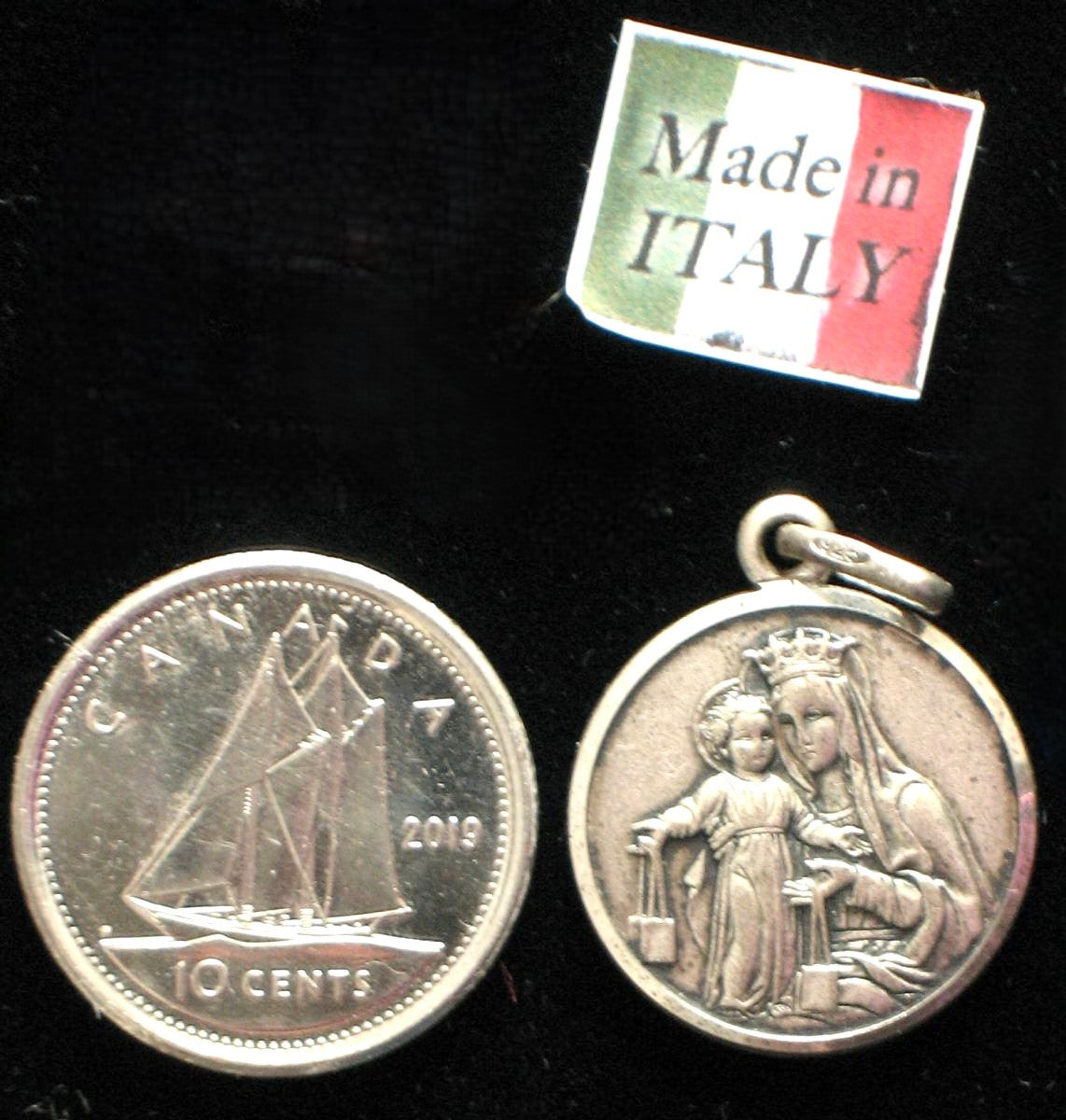 Our Lady of Mount Carmel - Sterling Silver Medal