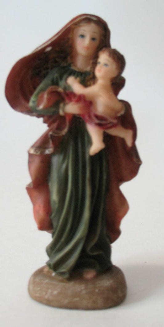 Statue - Madonna and Child - 4 Inch