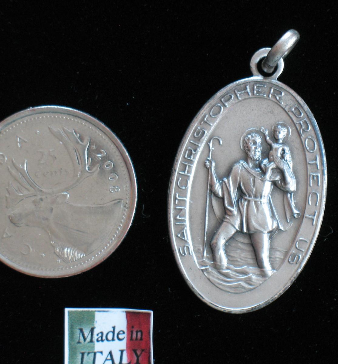 St. Christopher - Sterling Silver Medal