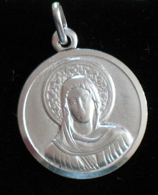 St. Clare - Sterling Silver Medal