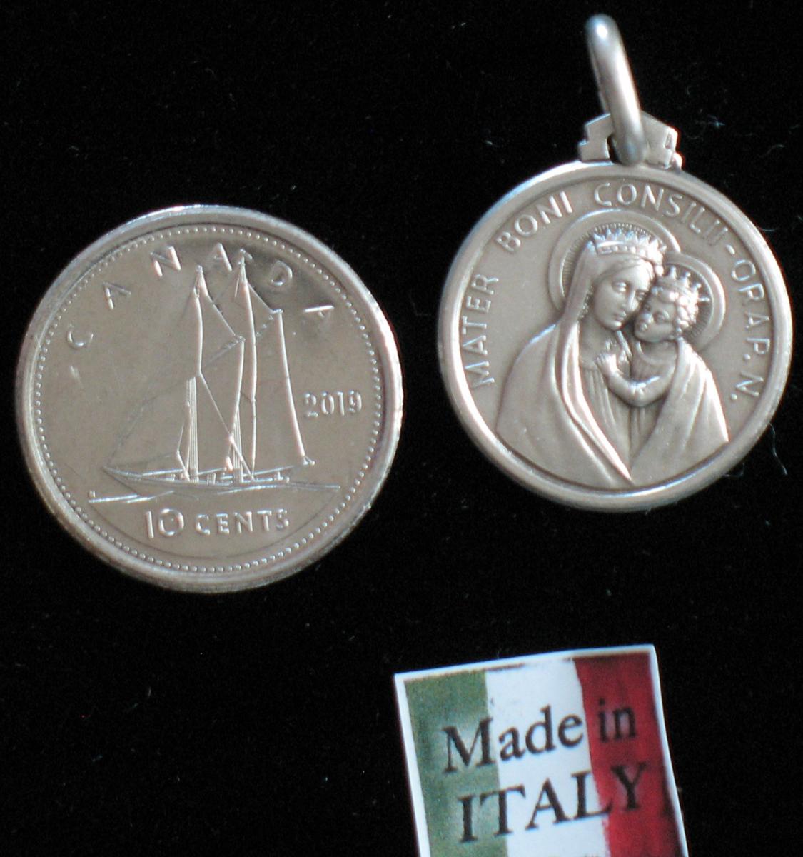 Our Lady of Good Counsel - Sterling Silver Medal