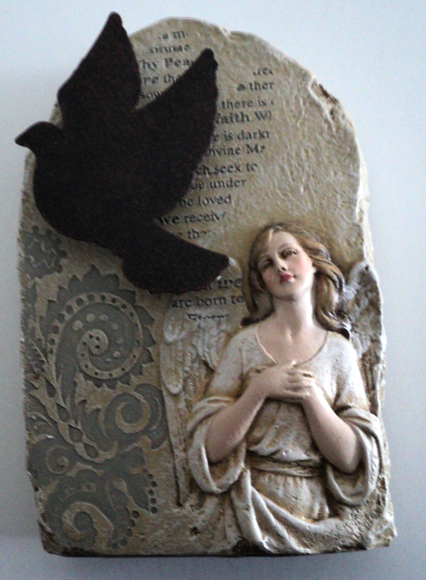 Angel and Dove Stone