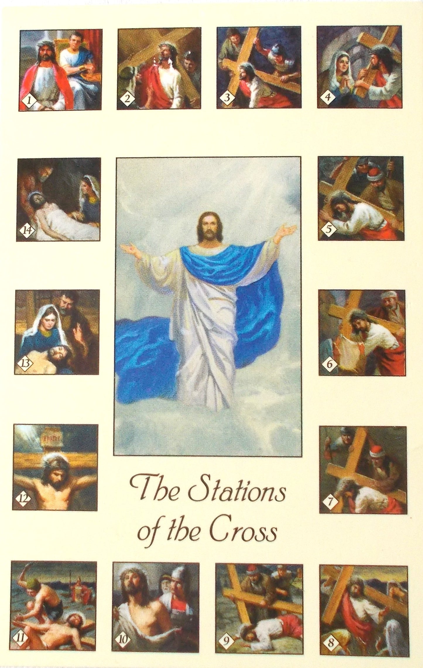 Stations of the Cross Holy Card