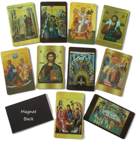 Plastic Holy Icon Pictures Fridge Magnets