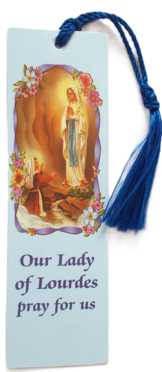 Plastic Bookmark - Our Lady of Lourdes