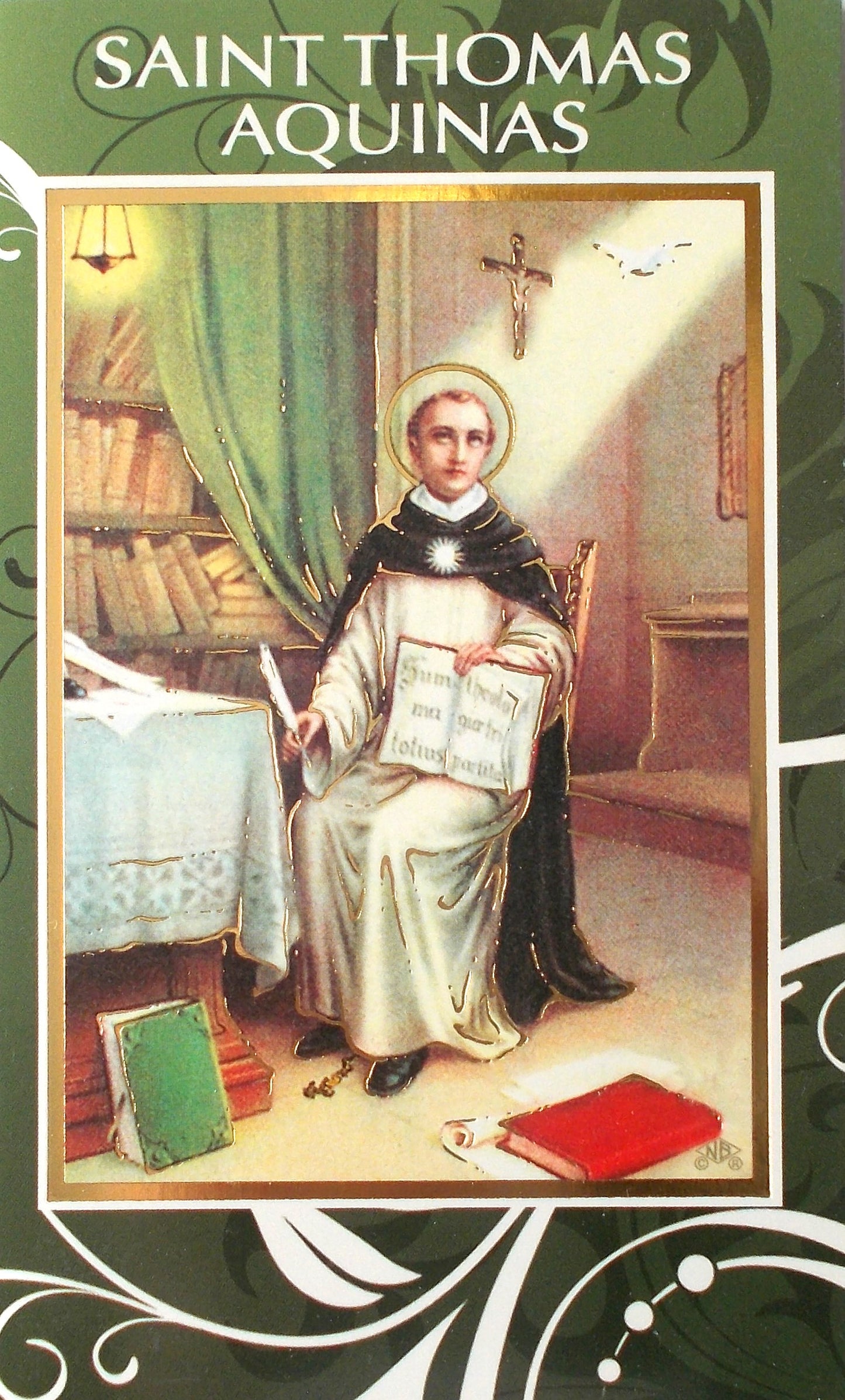 St. Thomas Aquinas Mini Lives Prayer Pamphlet