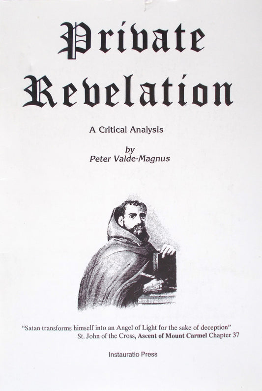 Private Revelation : A Critical Analysis