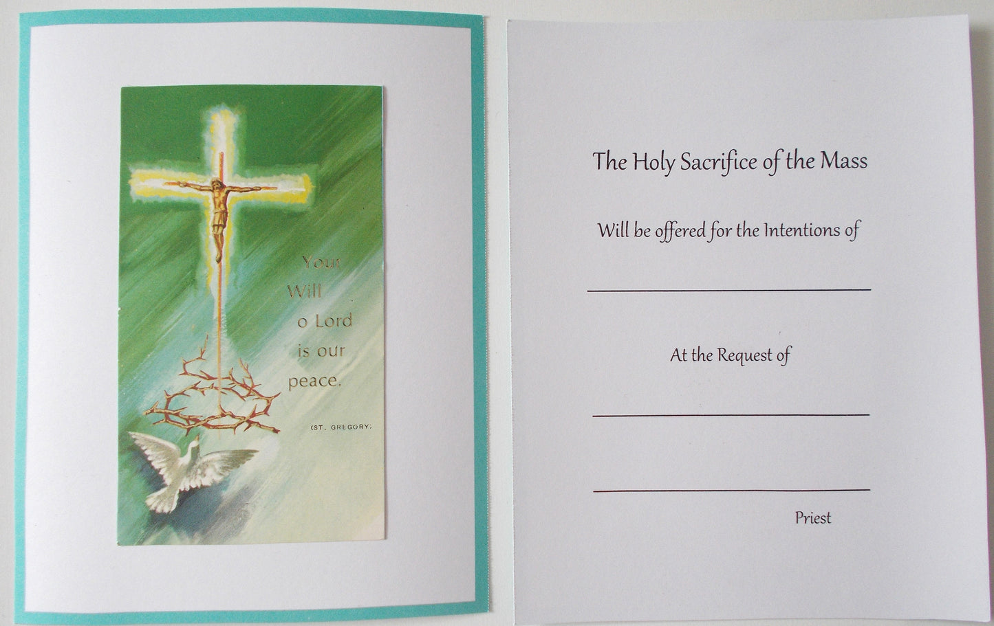 Mass Card (Postcard Style) - For The Living - Package of 27