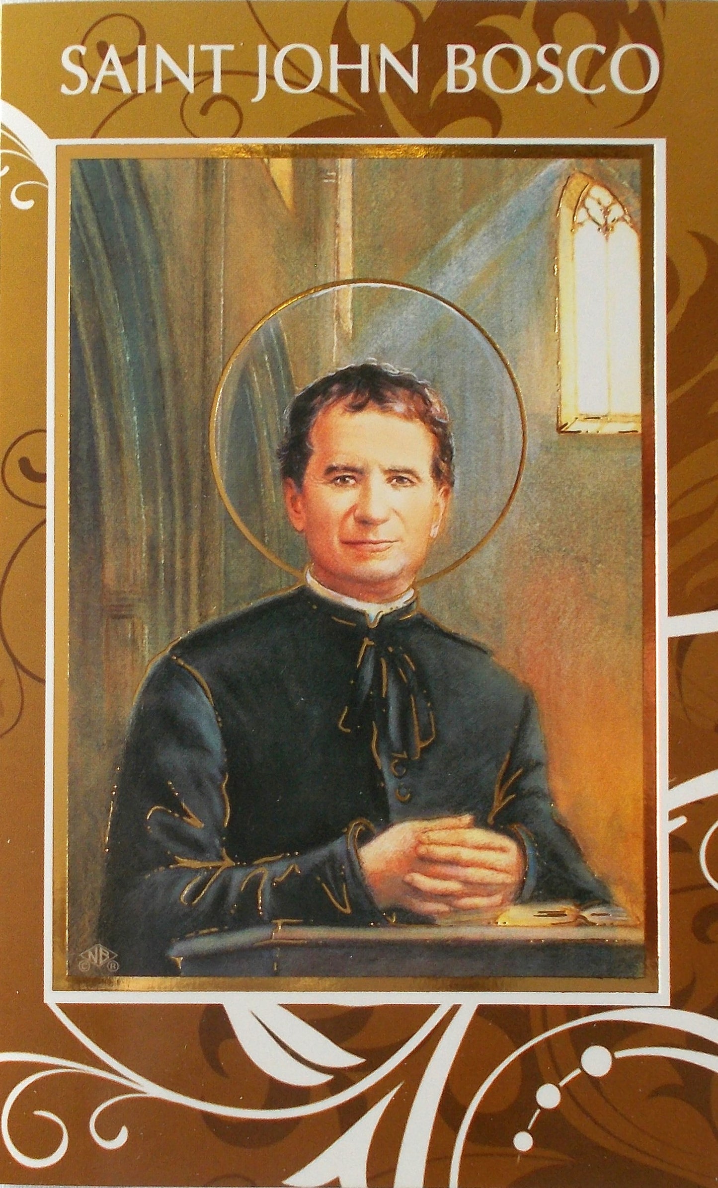 St. John Bosco Mini Lives Prayer Pamphlet