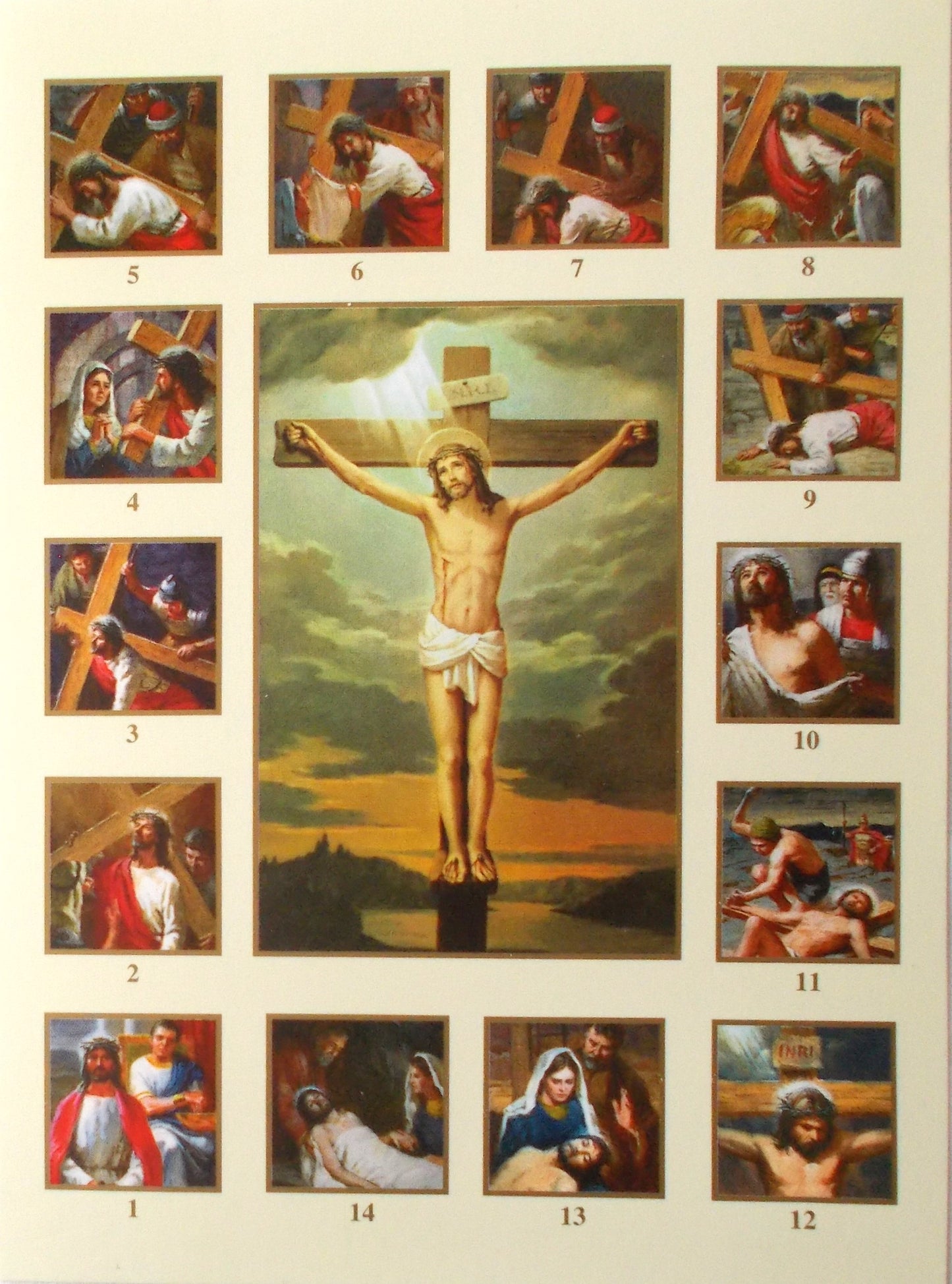 Stations of the Cross Holy Card