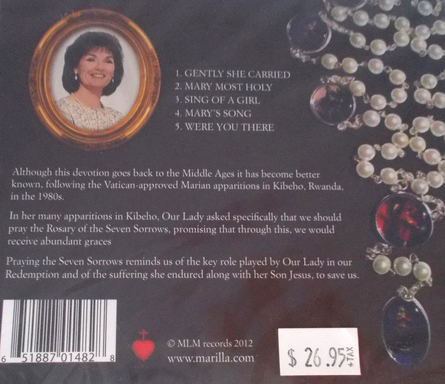 Marilla Ness - The Seven Sorrows Rosary - Music CD