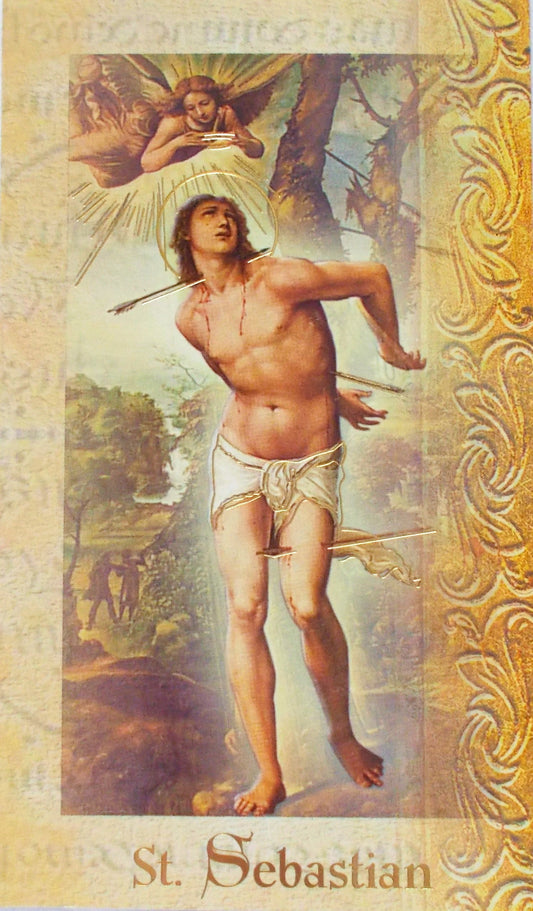 St. Sebastian Biography Prayer Pamphlet