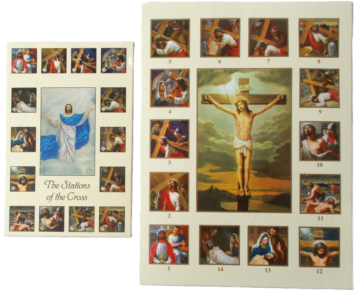 Stations of the Cross Holy Card