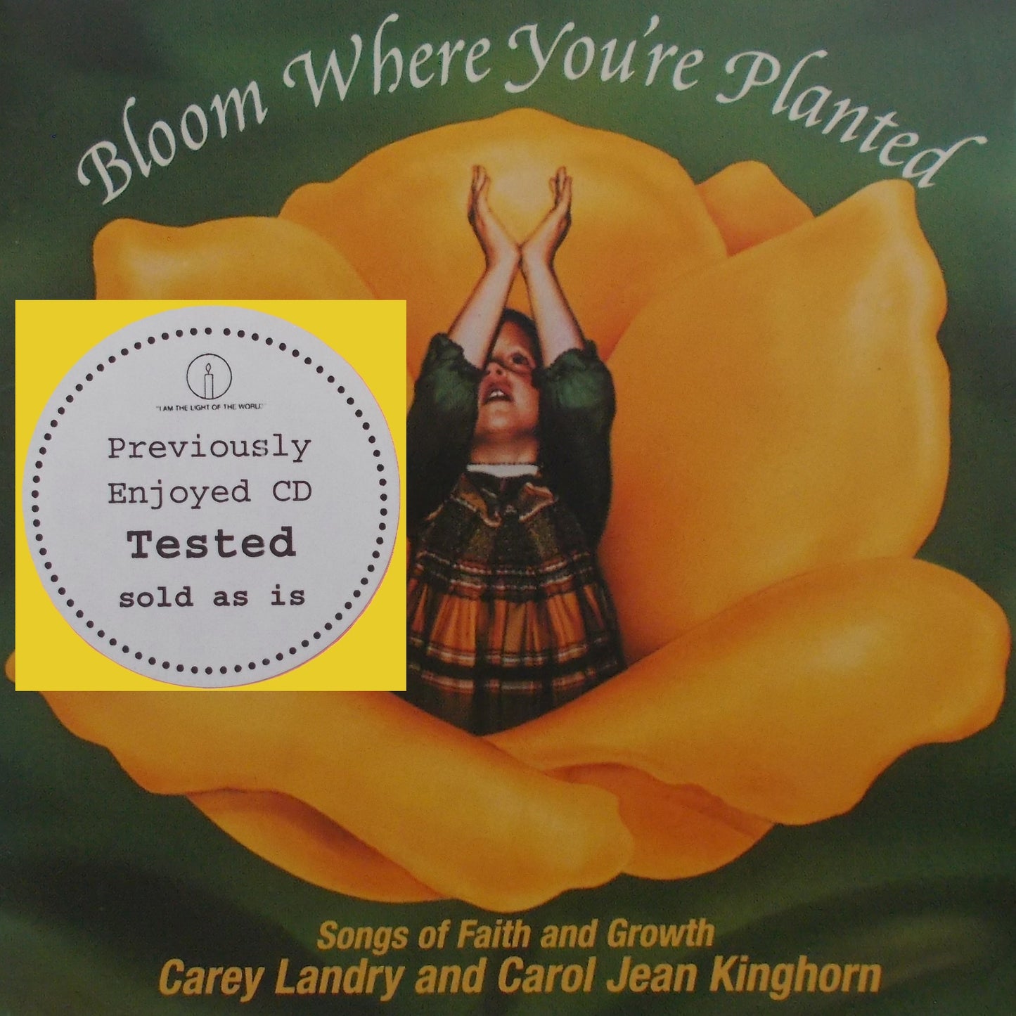 Carey Landry - Bloom Where You're Planted - Music Cd for family prayer - Demo- Used