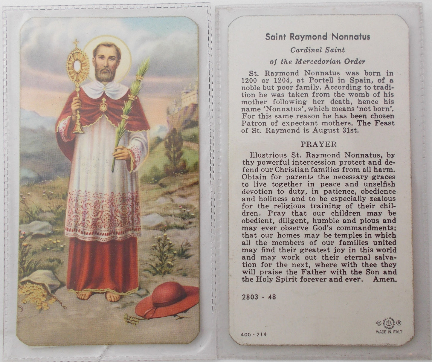 Paper in Vinyl - St. Raymond Nonnatus