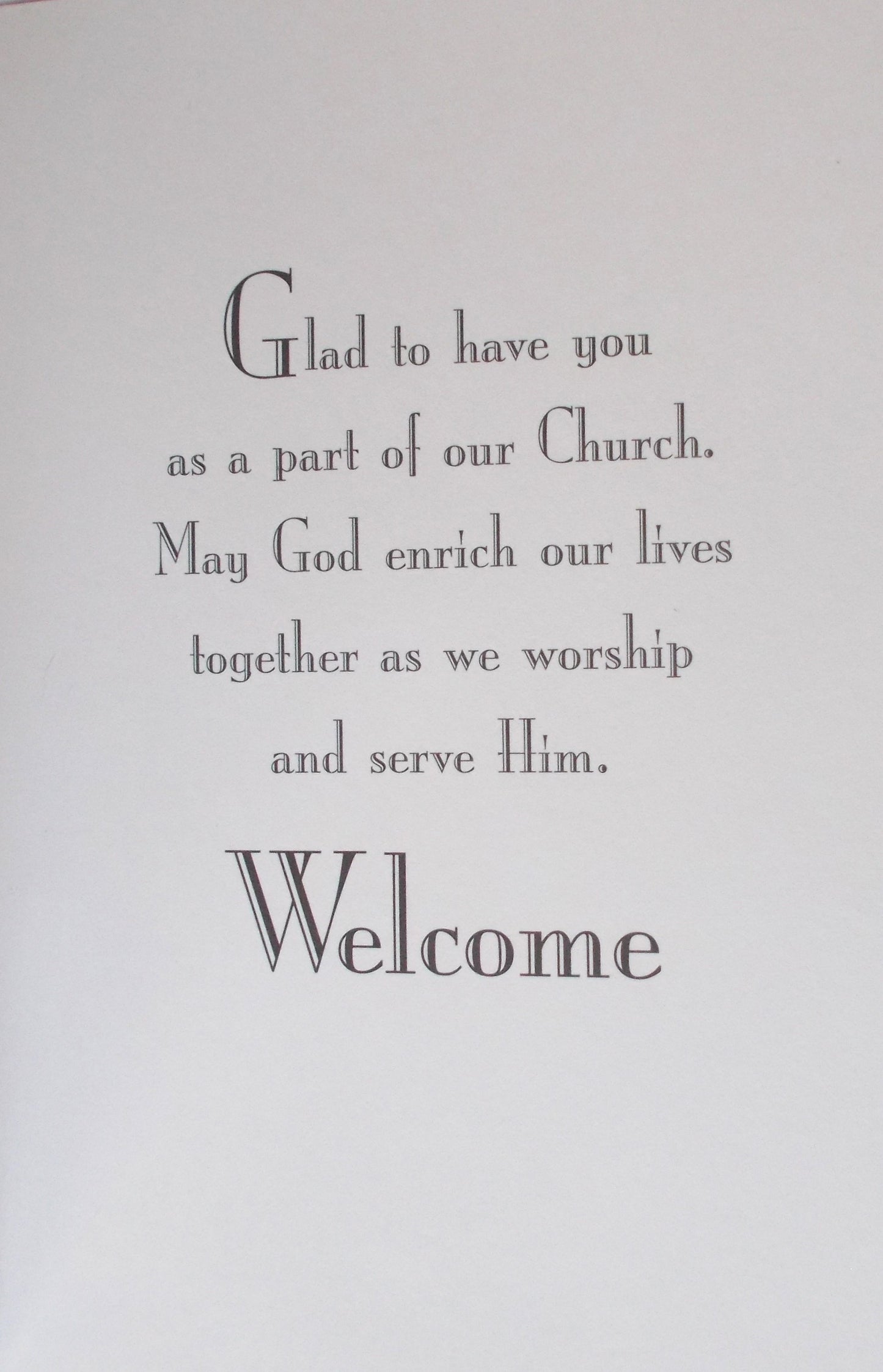 Welcome, Father - Greeting Card