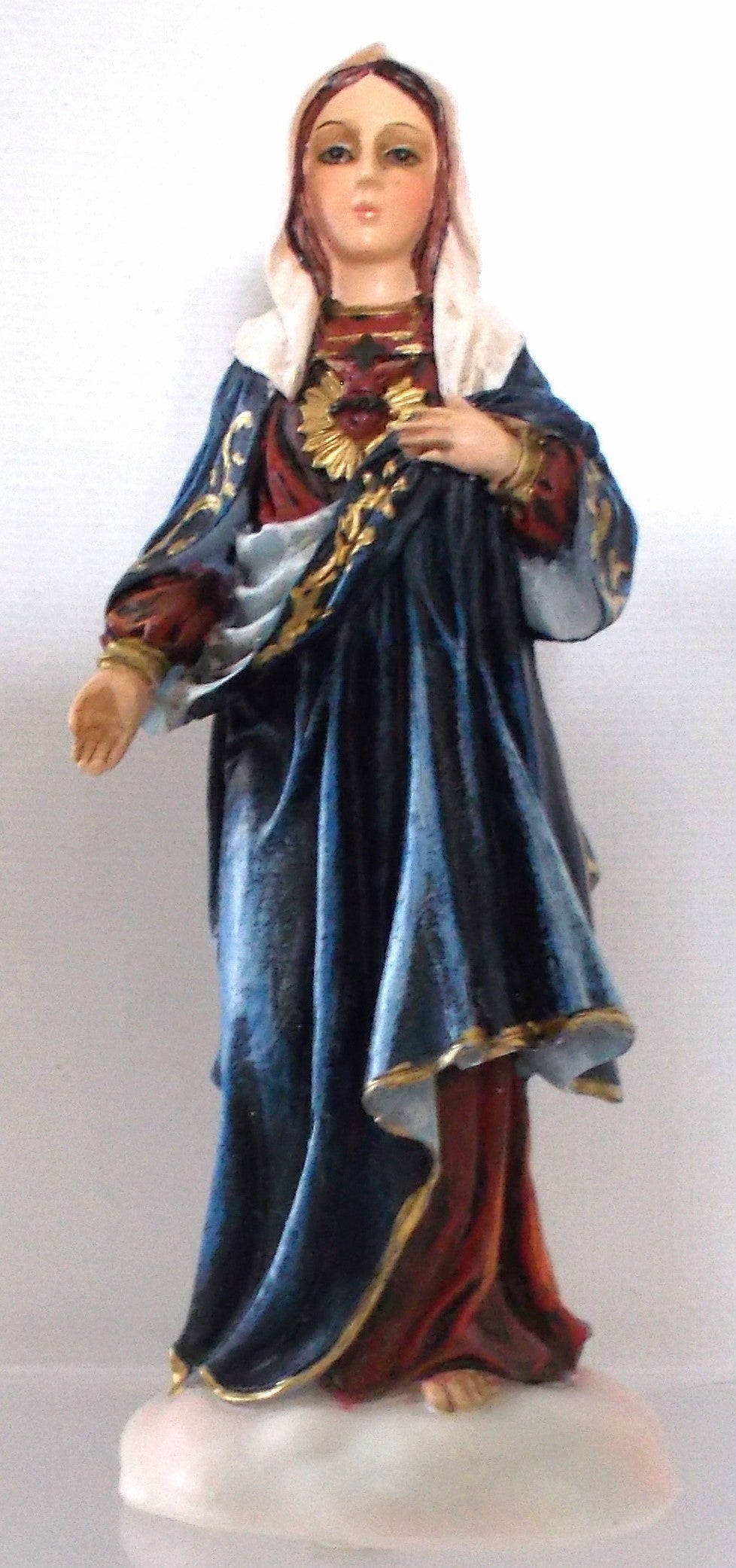 Statue - Immaculate Heart of Mary - 4 Inch