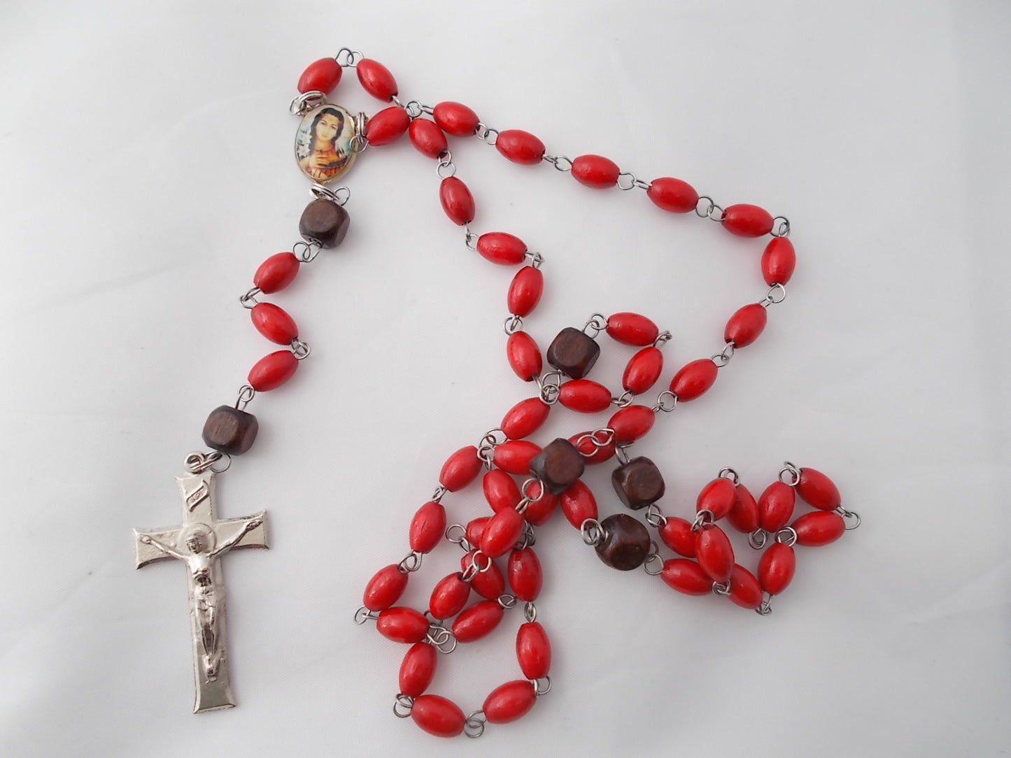 Rosary - Chain with St. Kateri Tekakwitha Center