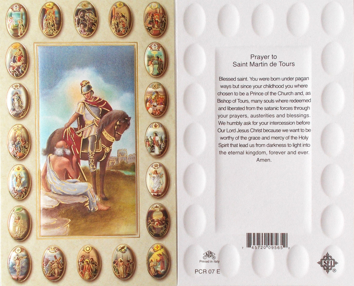 Cardstock - St. Martin de Tours Prayercard