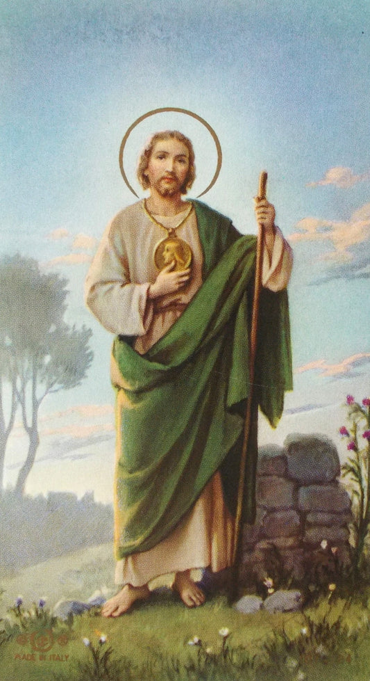 St. Jude Holy Card - Blank on Back - Package of 20