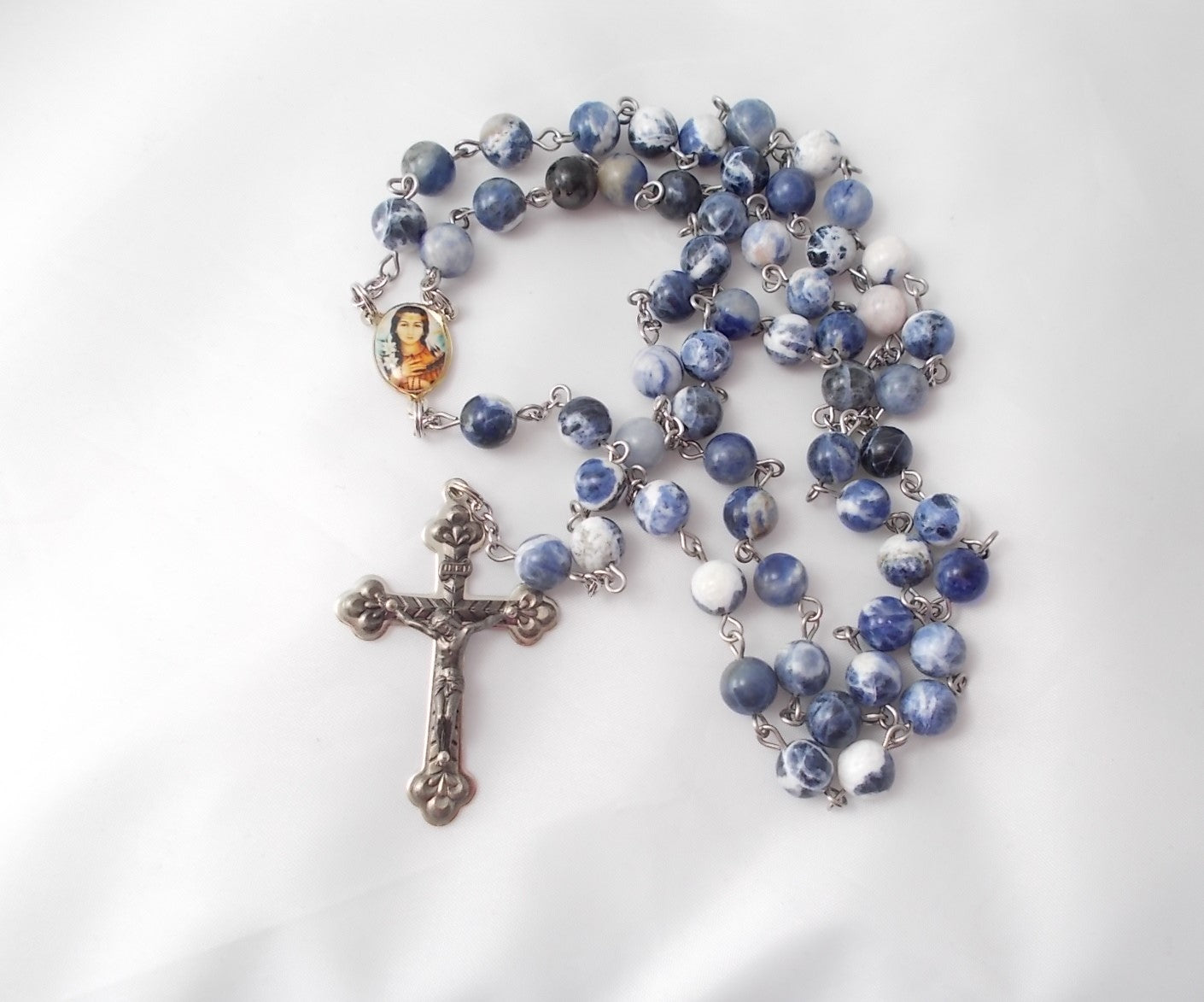 Rosary - Chain with St. Kateri Tekakwitha Center