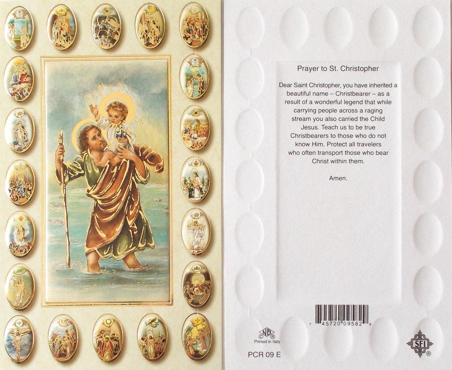 Cardstock - St. Christopher Prayercard