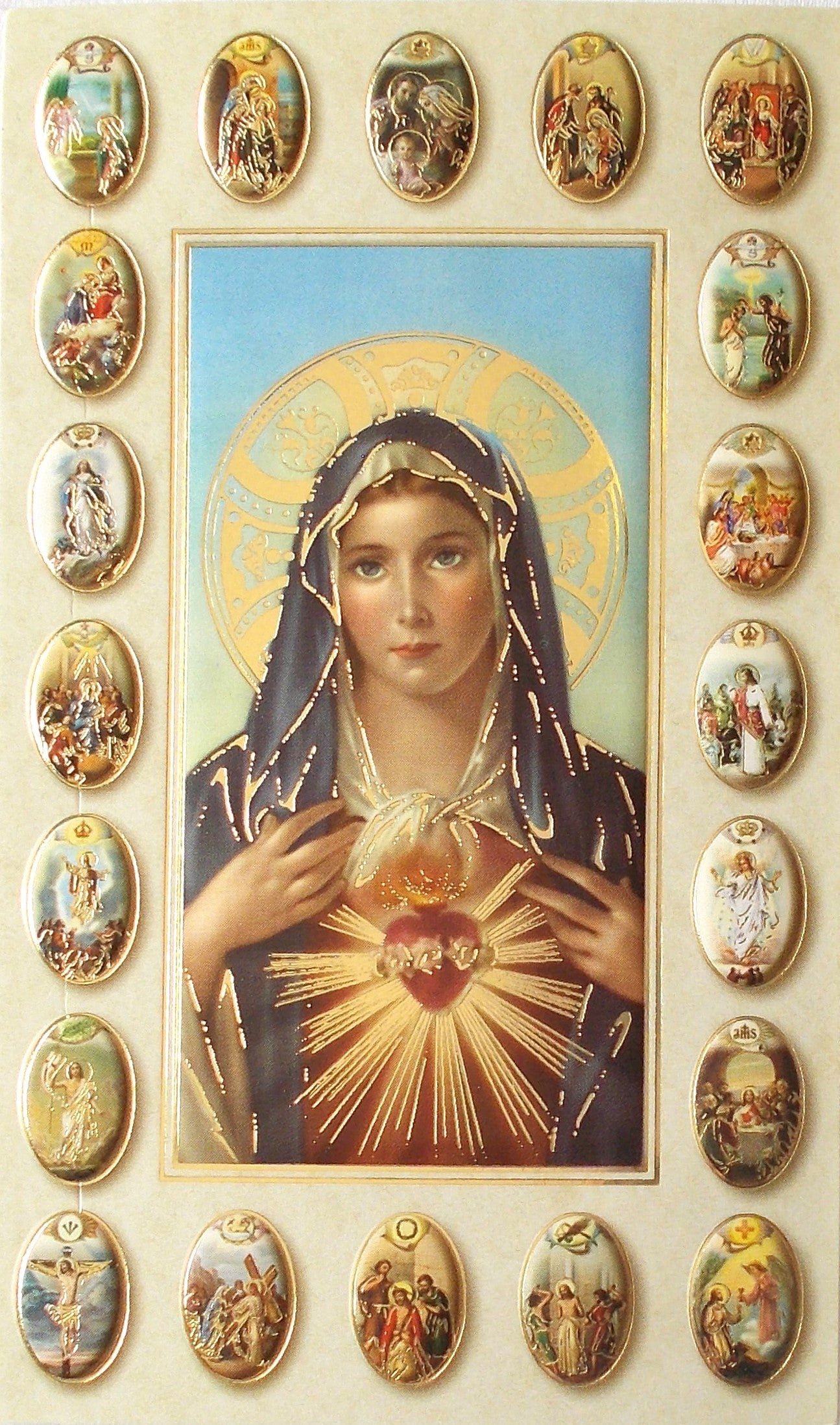 Cardstock - Immaculate Heart of Mary - Consecration  Prayercard