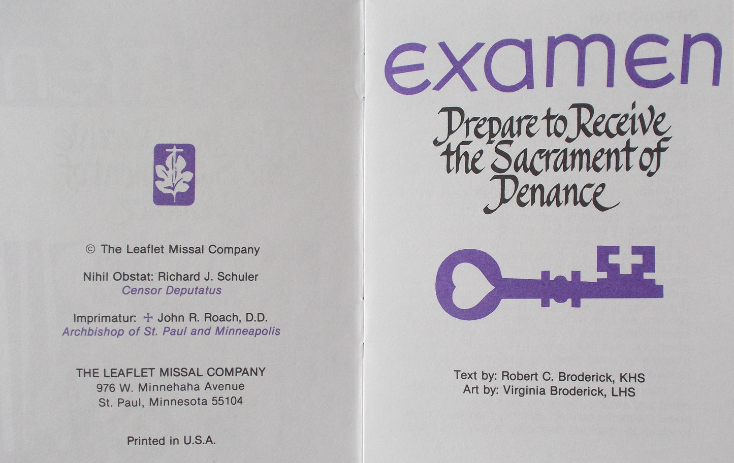 Examen - Prepare to Receive the Sacrament of Penance