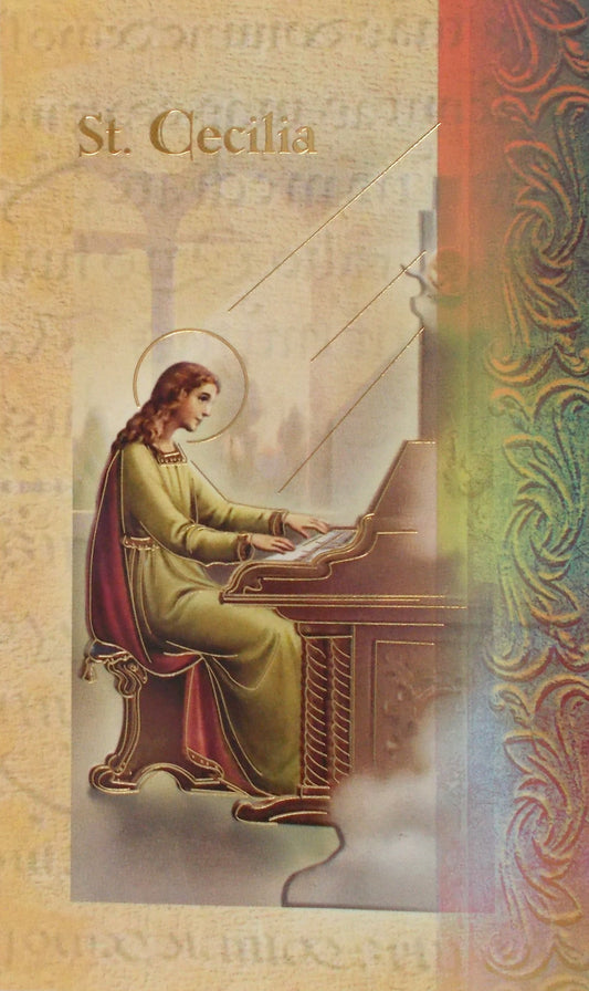 St. Cecilia Biography Prayer Pamphlet