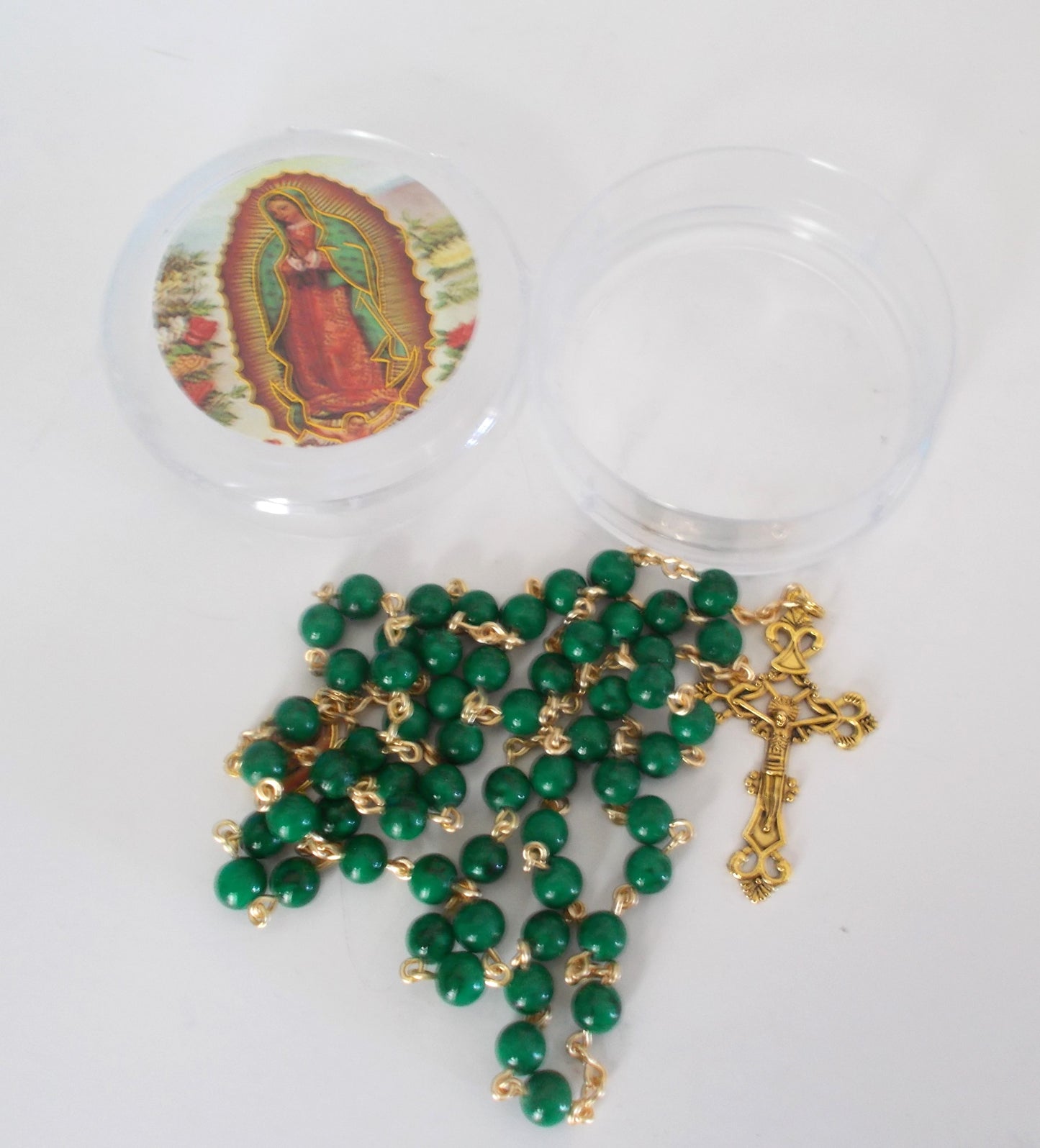 Our Lady of Guadalupe Rosary with Case