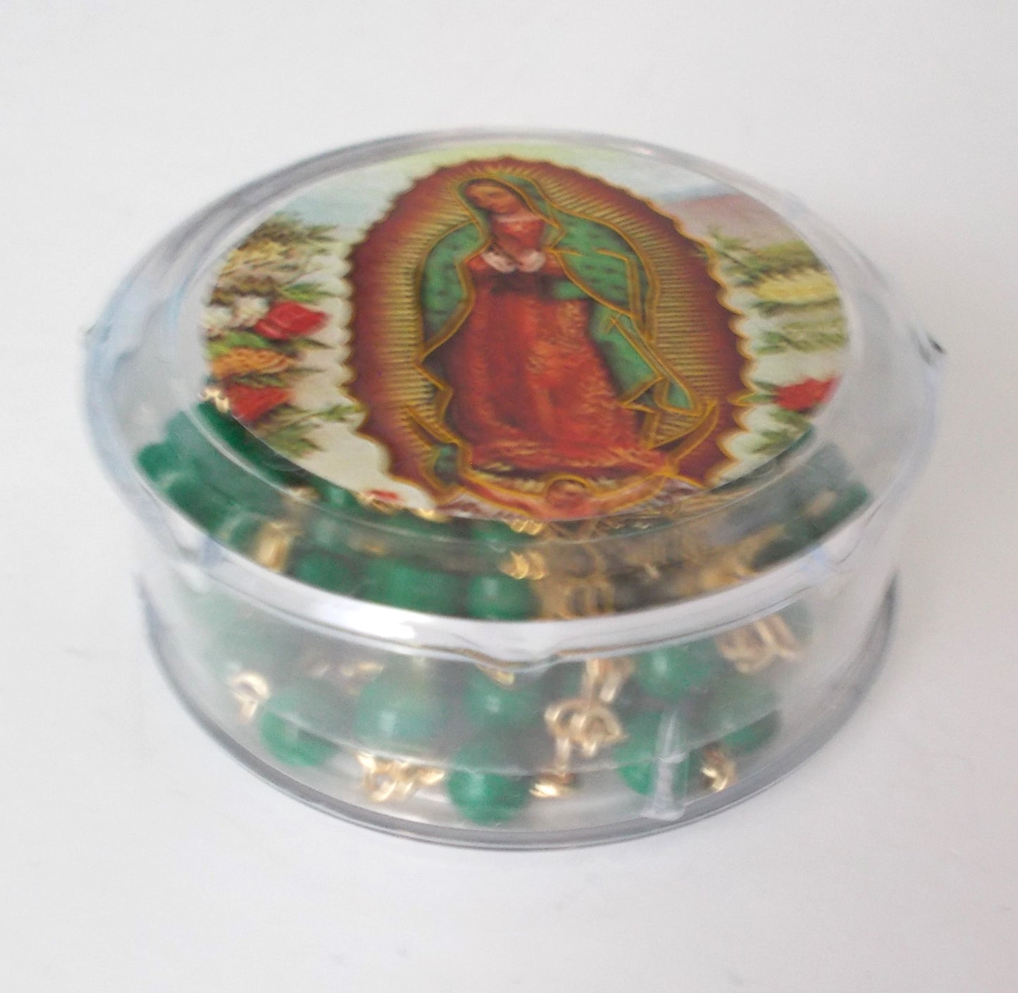 Our Lady of Guadalupe Rosary with Case