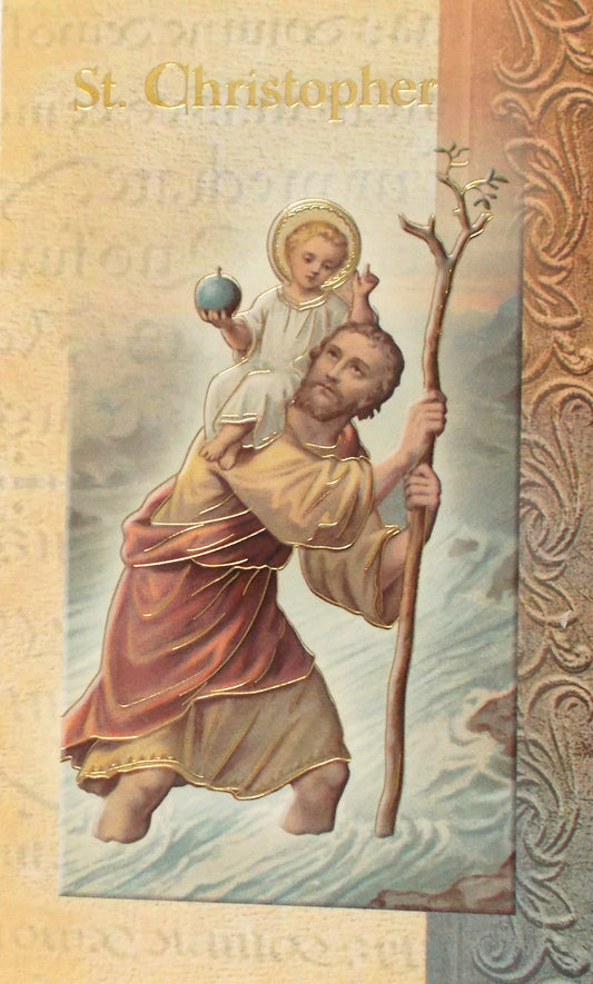 St. Christopher Biography Prayer Pamphlet