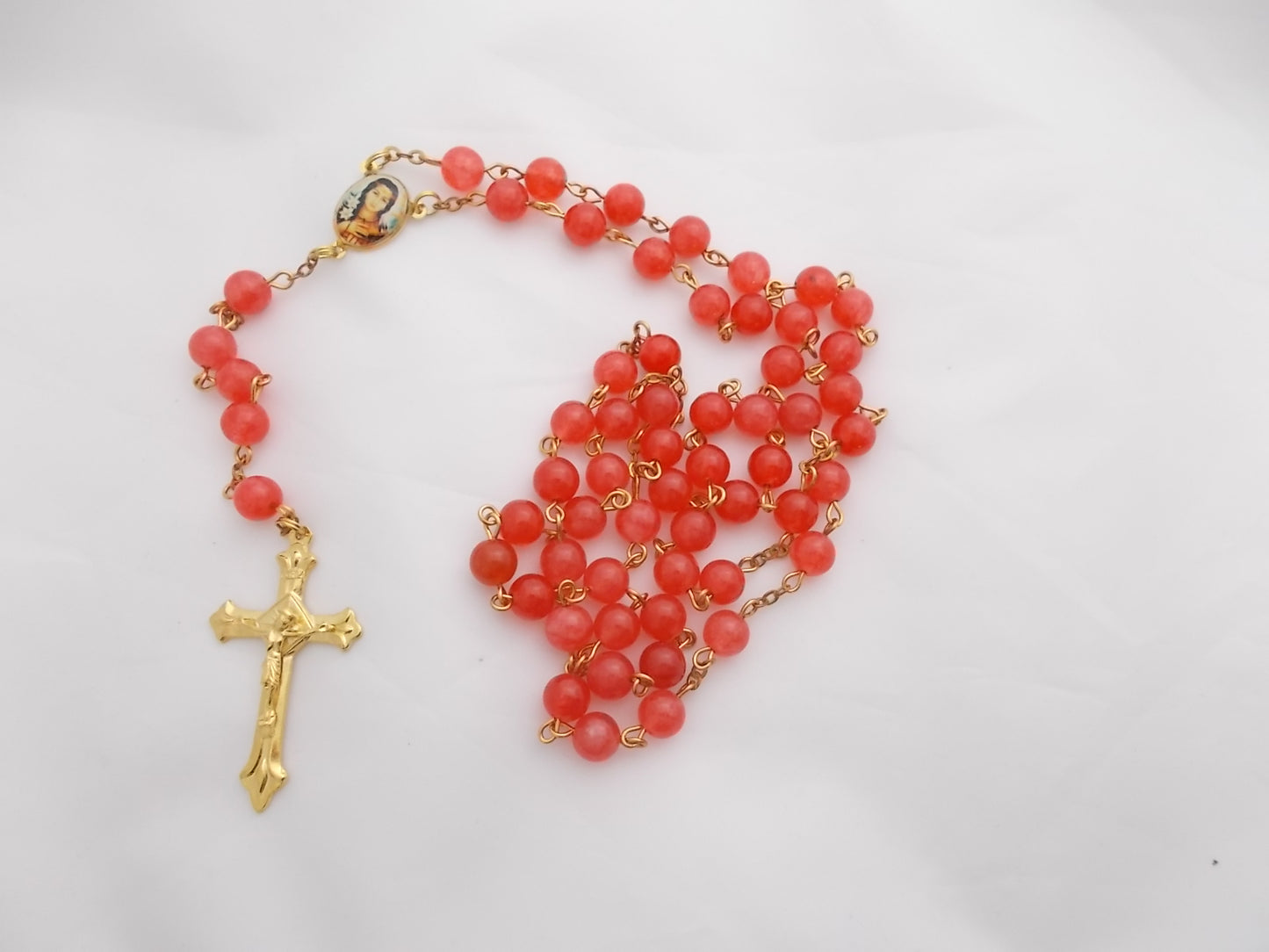 Rosary - Chain with St. Kateri Tekakwitha Center