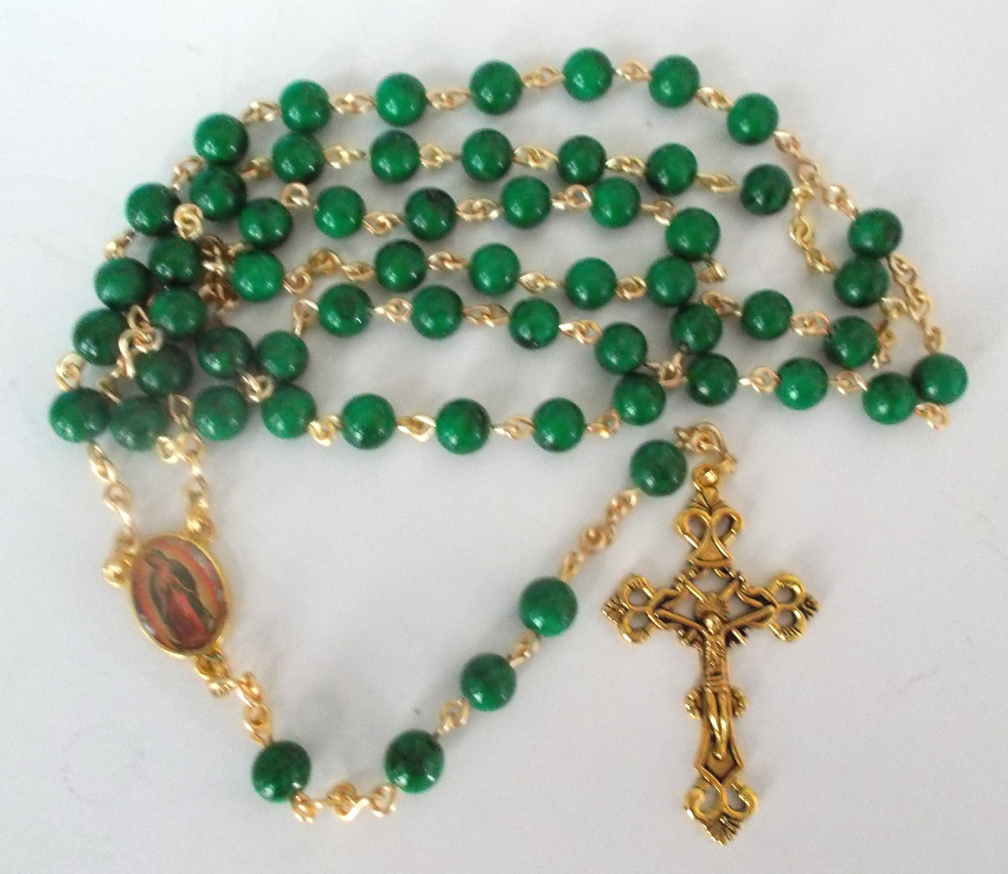 Our Lady of Guadalupe Rosary with Case