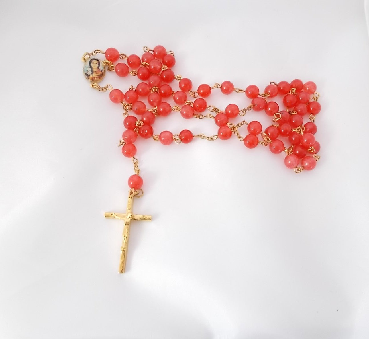 Rosary - Chain with St. Kateri Tekakwitha Center