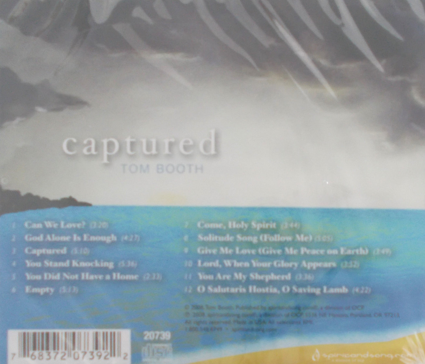 Tom Booth - Captured - Music CD