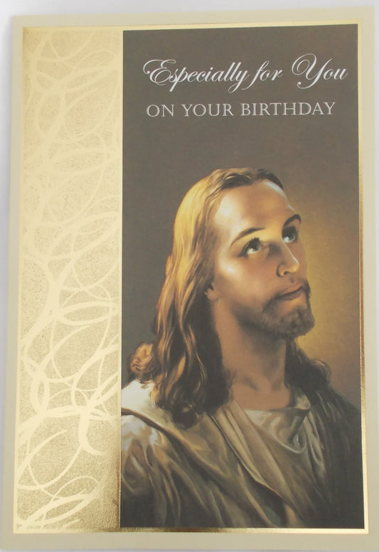 Birthday Greeting Card - Jesus - The 23rd Psalm