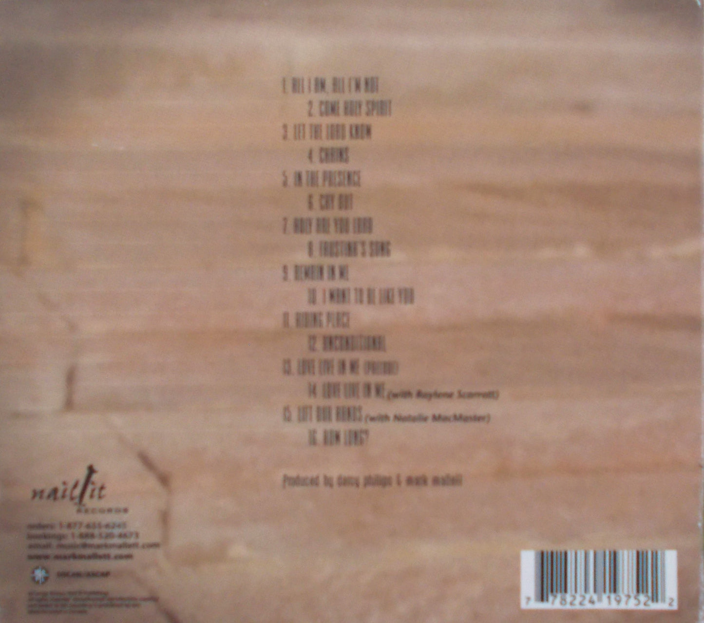 Mark Mallett - Let The Lord Know - Music CD