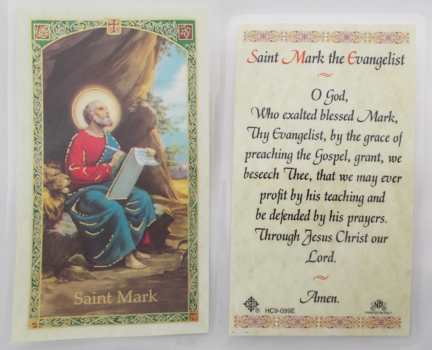 Laminated - St. Mark the Evangelist