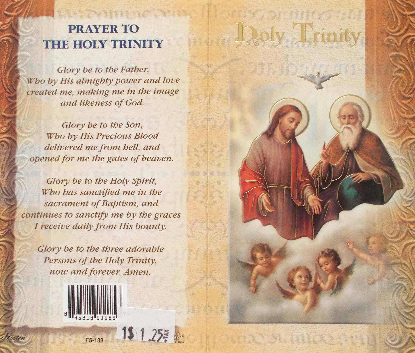 Holy Trinity Biography Prayer Pamphlet