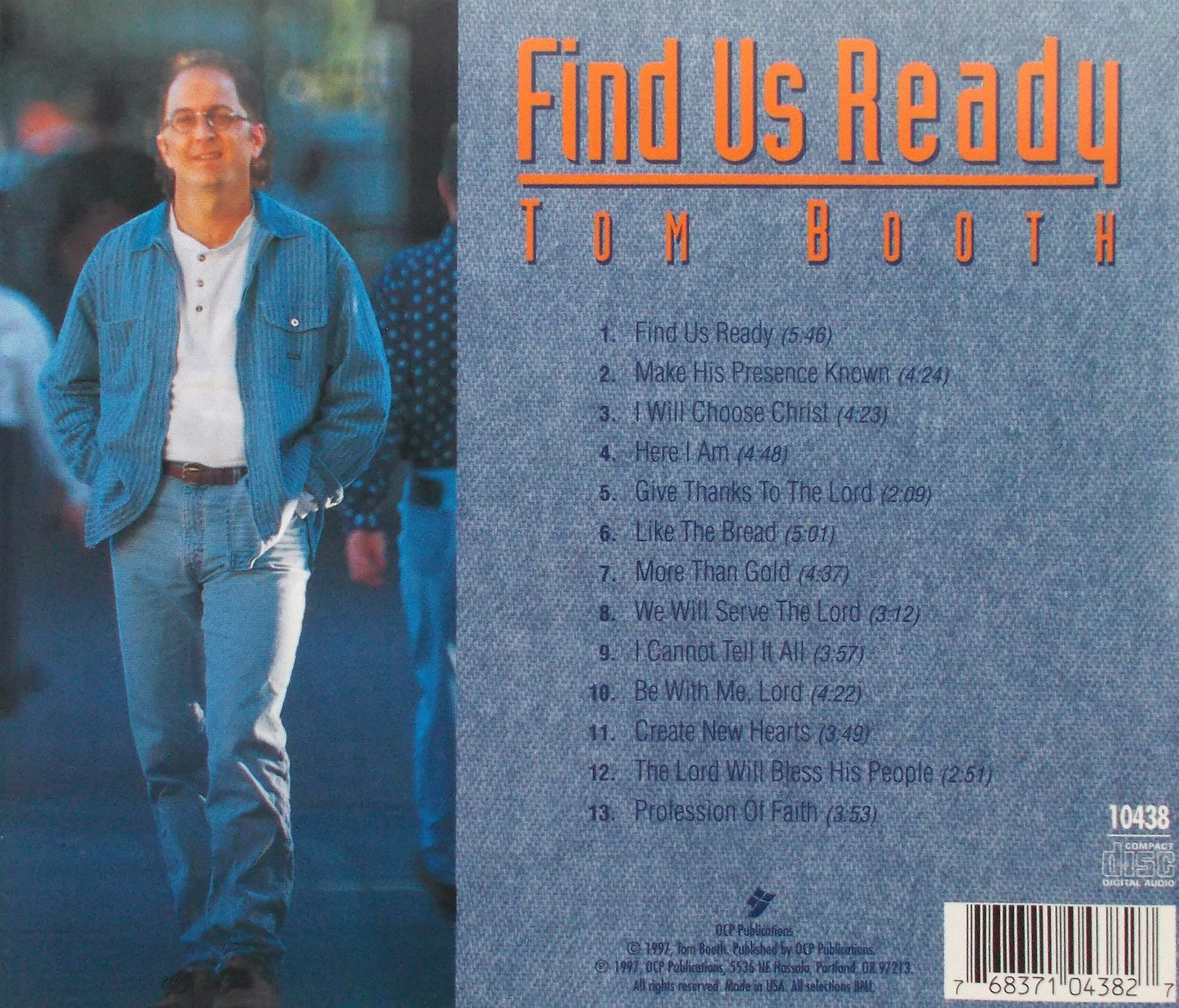 Tom Booth - Find Us Ready - Music CD