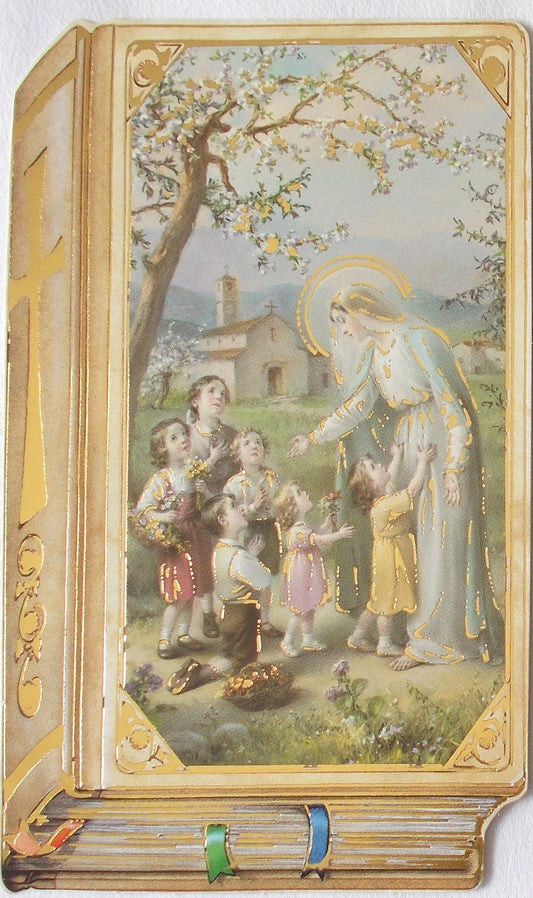 Cardstock - Mary with Children - Mother Prayercard