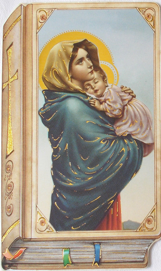 Cardstock - St. Aloysius Prayer to the Blessed Mother Prayercard