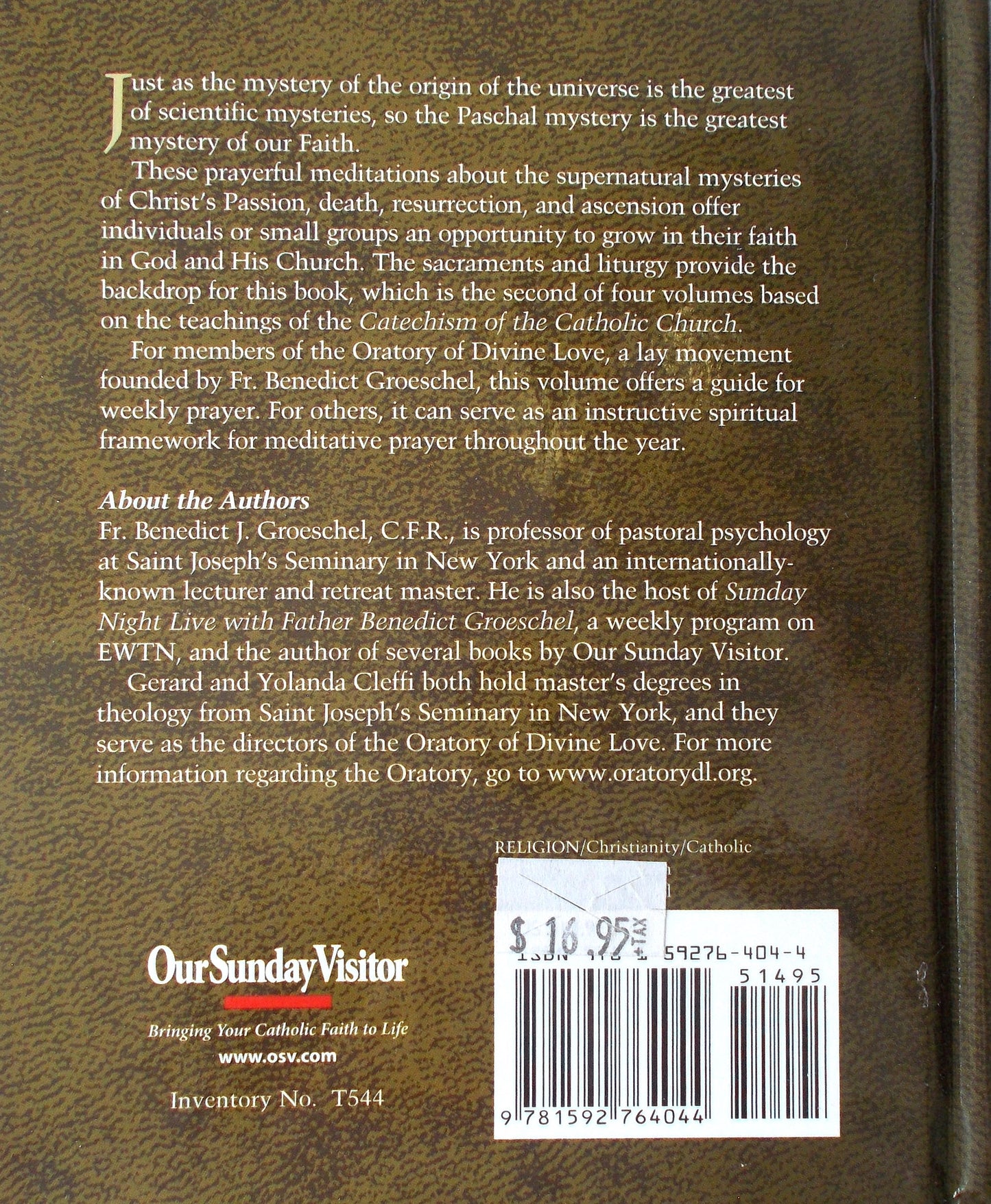 Meditations From the Oratory - Experiencing the Mystery of Christ