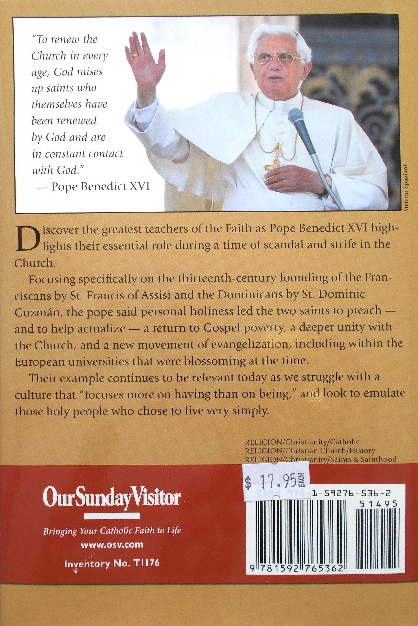 Great Teachers by Pope Benedict XVI