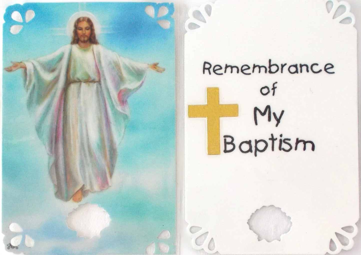 Laminated - Risen Christ - Remembrance of My Baptism