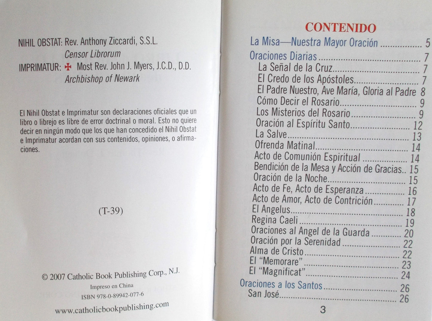 Libro De Bolsillo De Oraciones