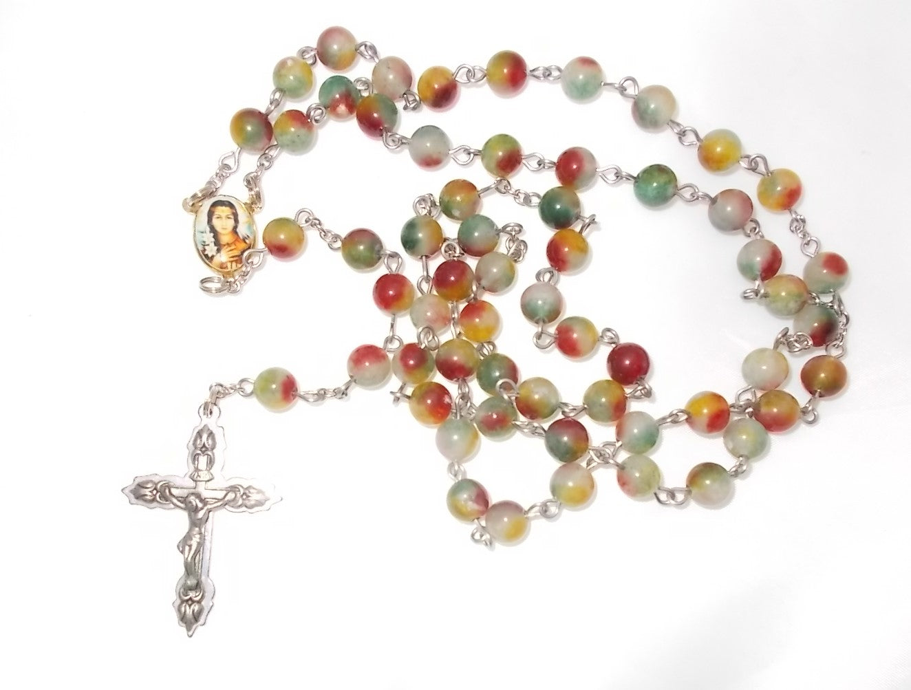 Rosary - Chain with St. Kateri Tekakwitha Center