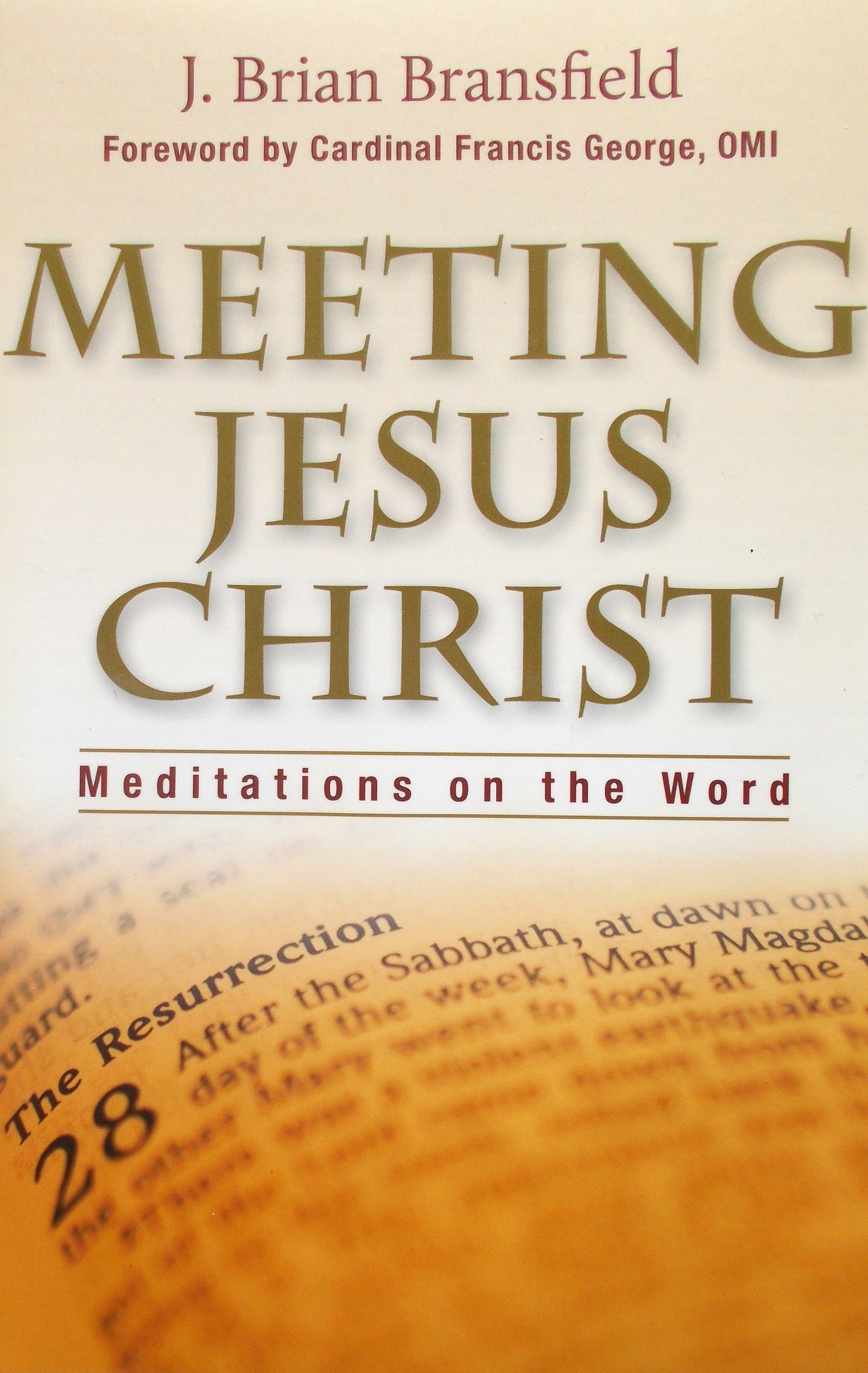 Meeting Jesus Christ- Meditations on the Word